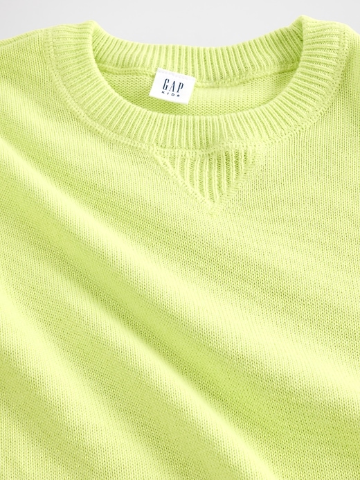 pull décontracté à col rond pour enfants