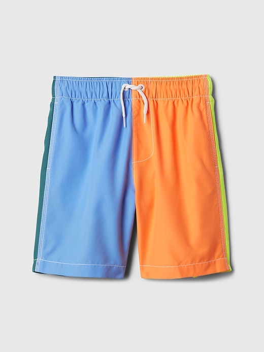 maillot de bain imprimé recyclé pour enfants de 15 cm
