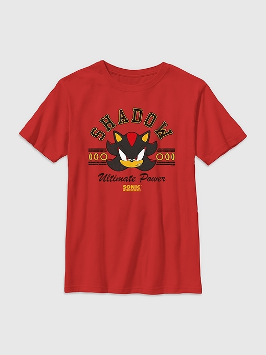 t-shirt graphique sonic le hérisson pour enfants