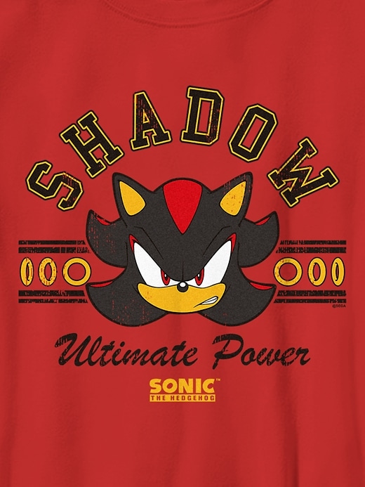 t-shirt graphique sonic le hérisson pour enfants