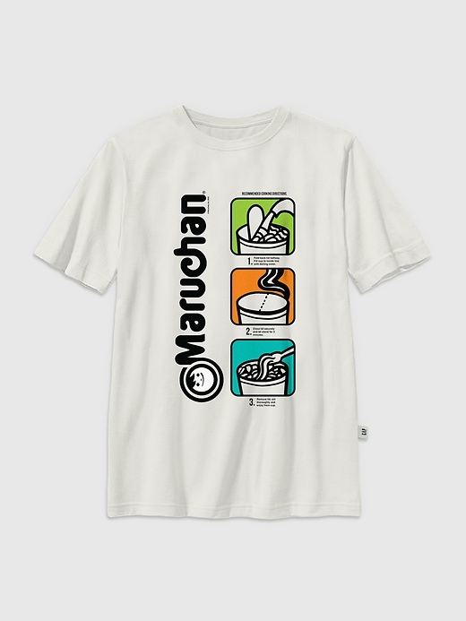 t-shirt graphique pop art maruchan pour enfants