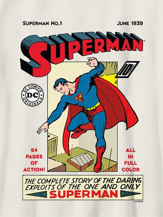 t-shirt enfant superman style bd vintage