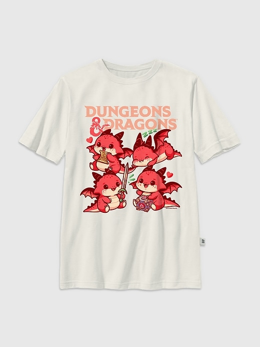t-shirt graphique chibi donjons et dragons pour enfants