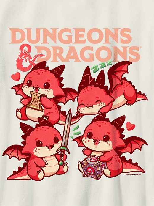 t-shirt graphique chibi donjons et dragons pour enfants