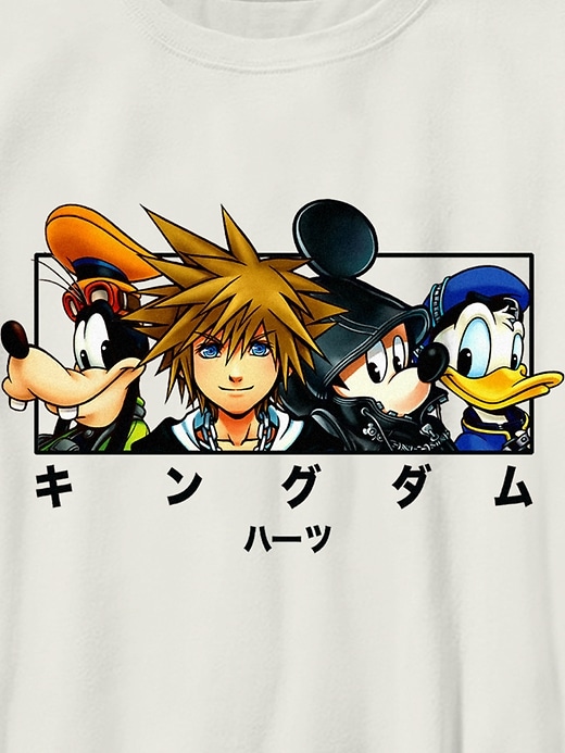 t-shirt graphique kingdom hearts pour enfants