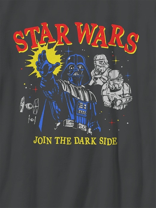t-shirt graphique star wars darkside pour enfants