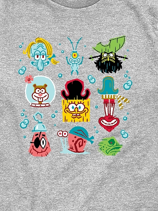 t-shirt à manches courtes pour enfants « le film bob léponge À la recherche de squarepants »