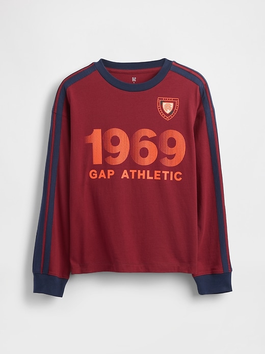 t-shirt avec logo de maillot de football pour enfants