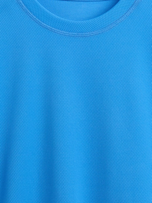t-shirt gapfit tech en maille recyclée pour enfants