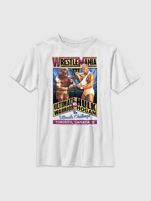 t-shirt graphique wwe ultimate warrior pour enfants