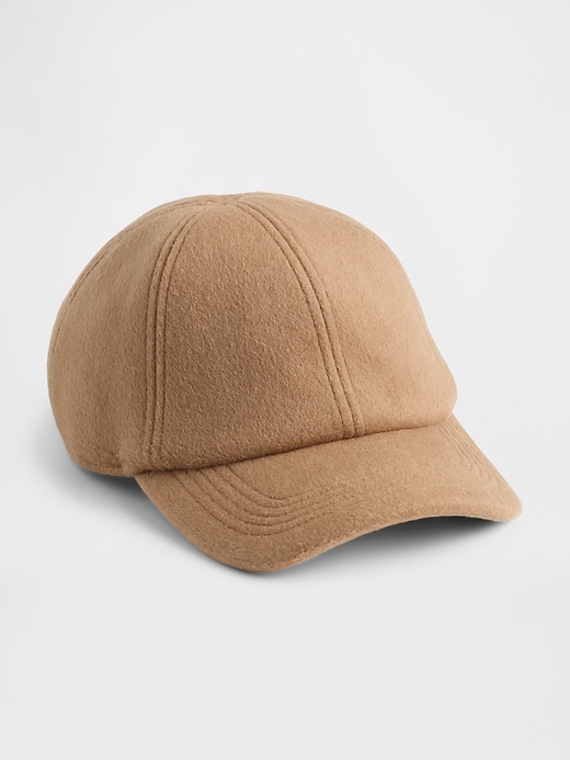 casquette de baseball en laine mélangée