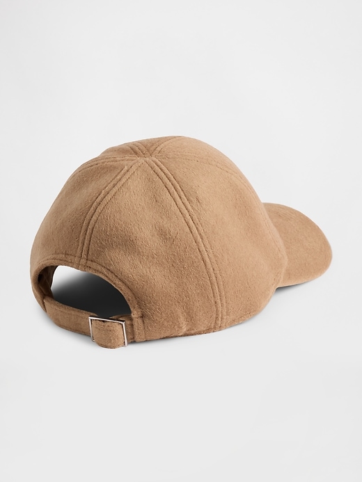 casquette de baseball en laine mélangée