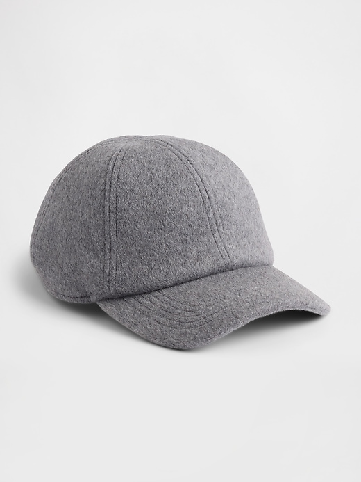 casquette de baseball en laine mélangée