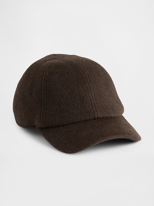 casquette de baseball en laine mélangée
