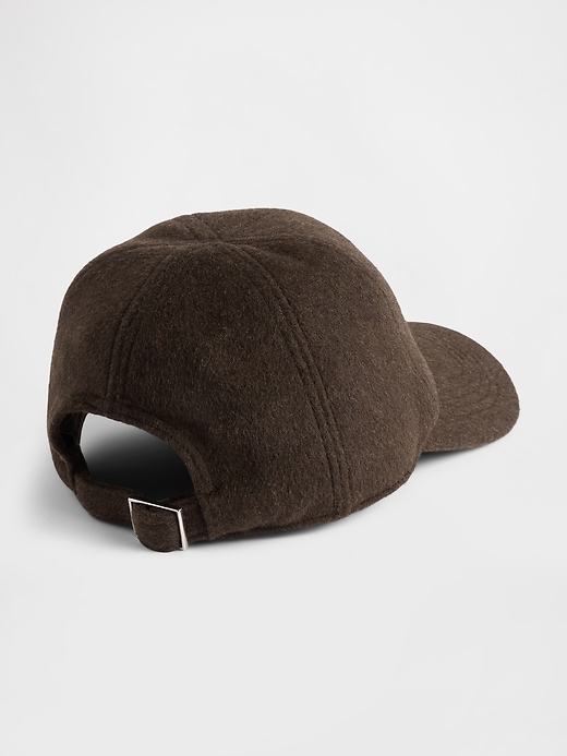 casquette de baseball en laine mélangée