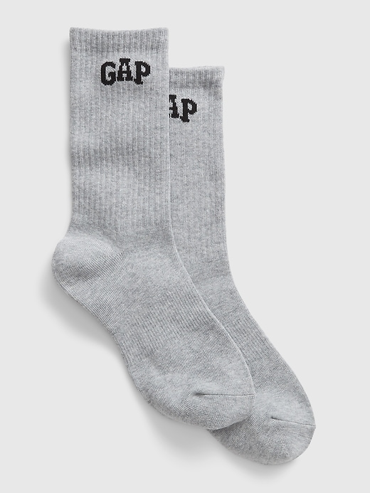 chaussettes montantes à logo athlétique