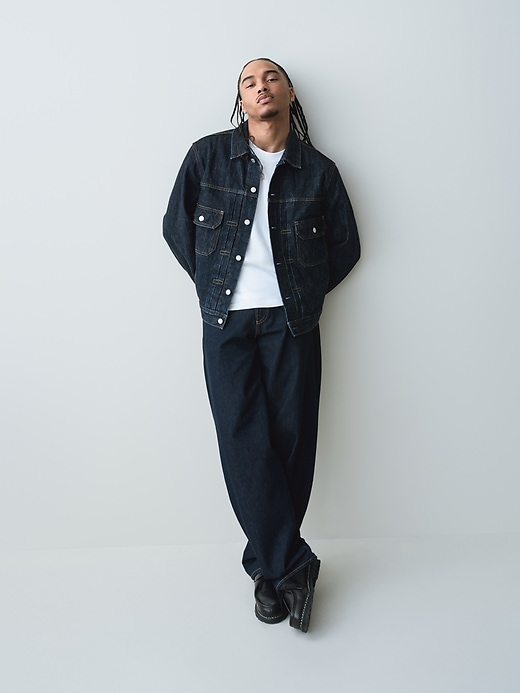 veste en jean épaisse