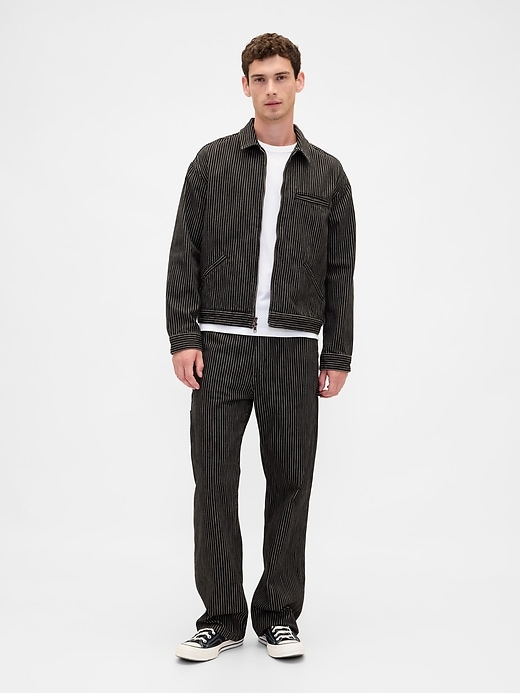 veste en jean rayée gap × disney tim burtons lÉtrange noël de monsieur jack