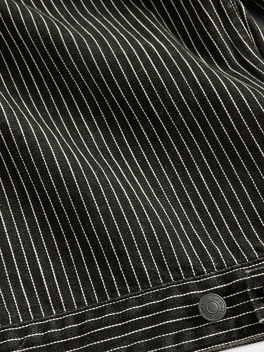 veste en jean rayée gap × disney tim burtons lÉtrange noël de monsieur jack