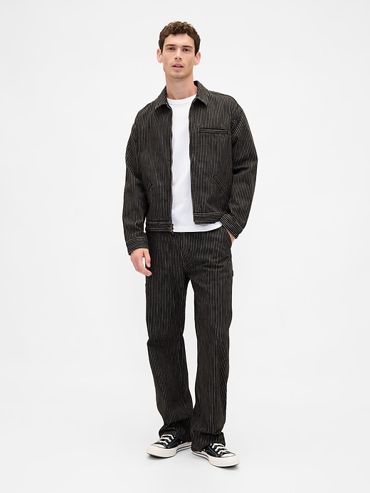 veste en jean rayée gap × disney tim burtons lÉtrange noël de monsieur jack