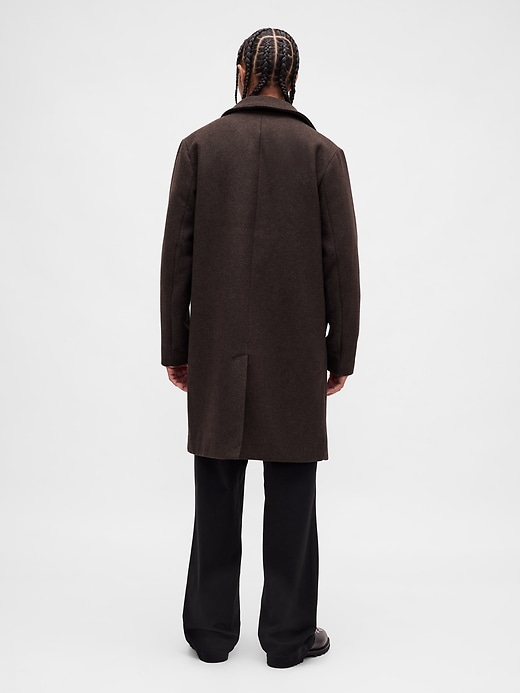 manteau de voiture en laine mélangée