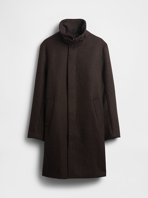 manteau de voiture en laine mélangée