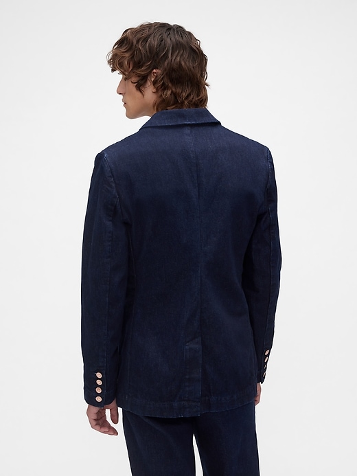 blazer en denim gapstudio