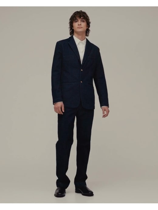 blazer en denim gapstudio