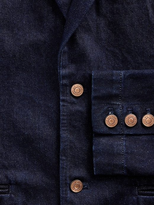 blazer en denim gapstudio