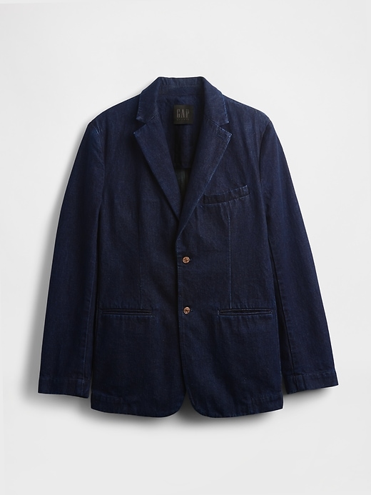 blazer en denim gapstudio