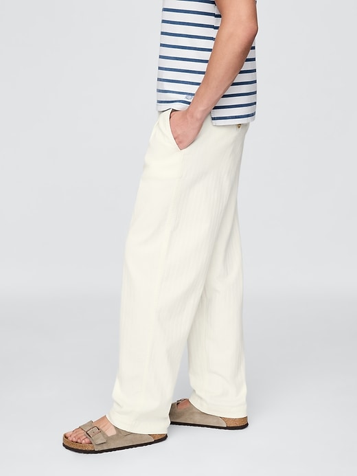 pantalon en denim plissé pour adulte gap × dÔen