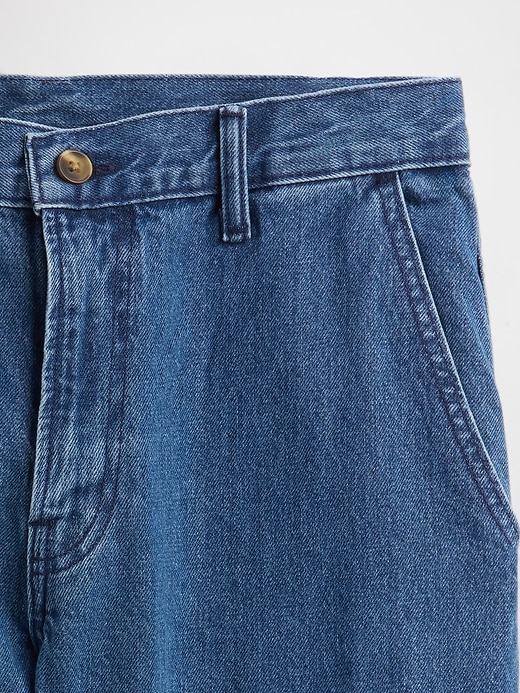 jean à pantalon droit décontracté