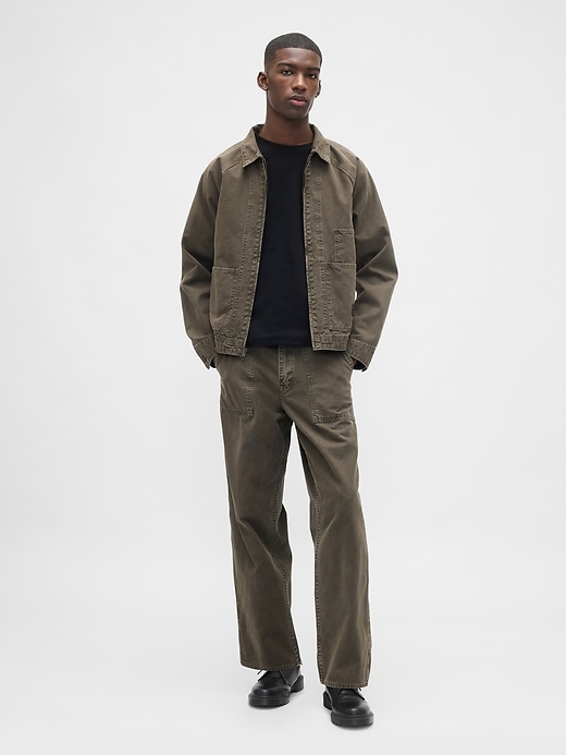jean de charpentier ample en toile