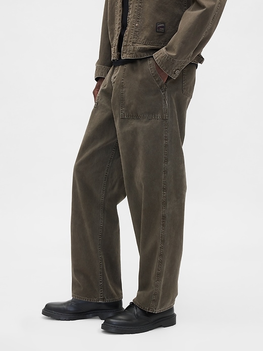 jean de charpentier ample en toile