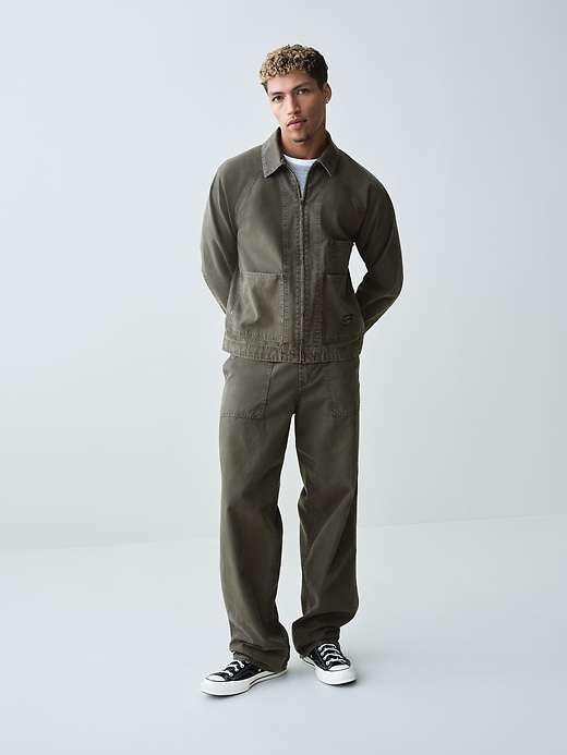 jean de charpentier ample en toile