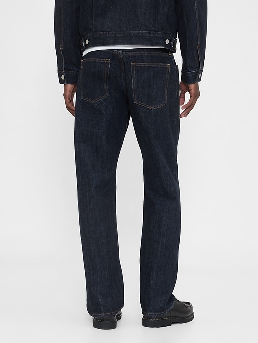jeans droits décontractés épais