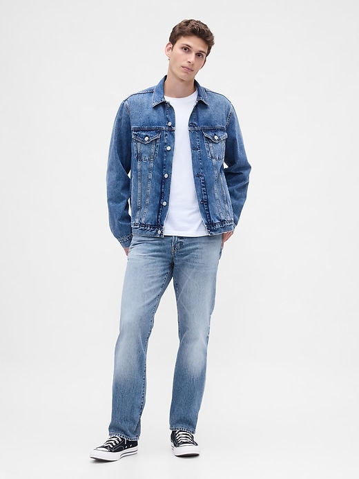 jeans droits décontractés