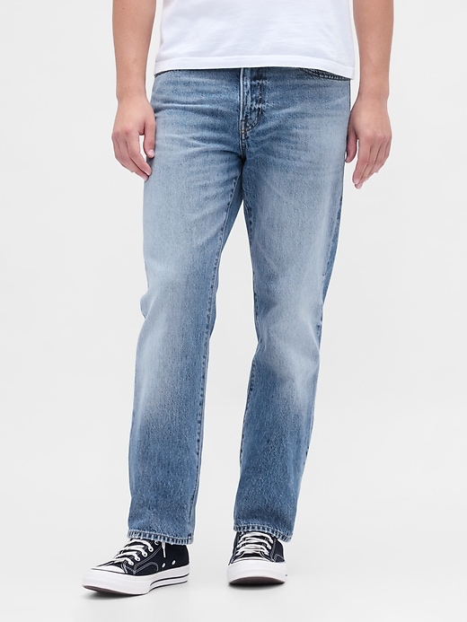 jeans droits décontractés