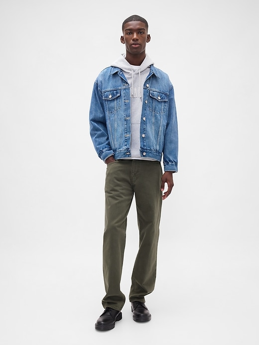 jeans droits décontractés
