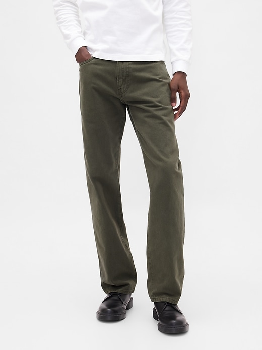 jeans droits décontractés