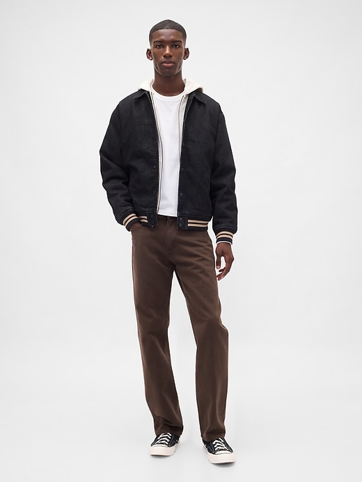 jeans droits décontractés