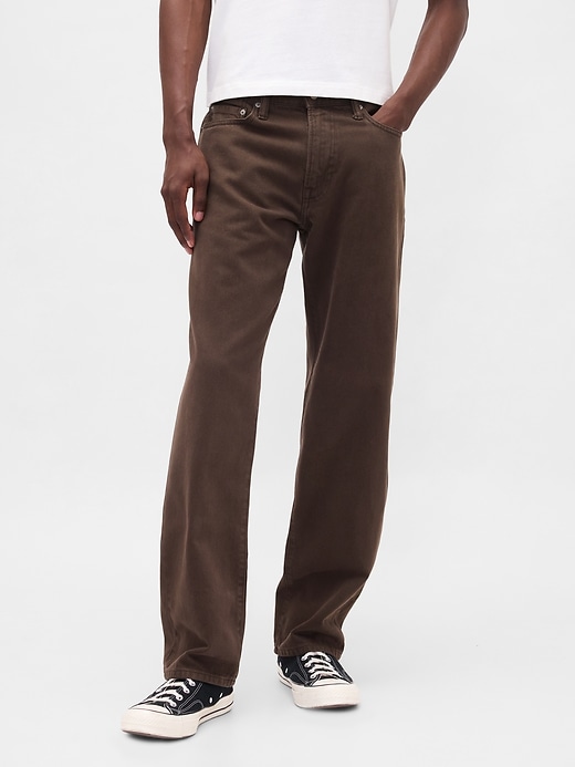 jeans droits décontractés