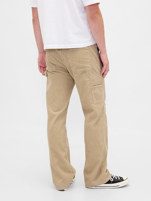 pantalon de charpentier ample en velours côtelé des années 90