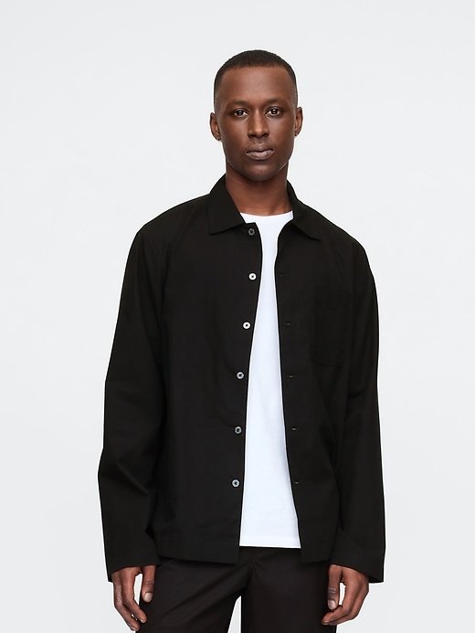 chemise de pyjama grande taille en popeline