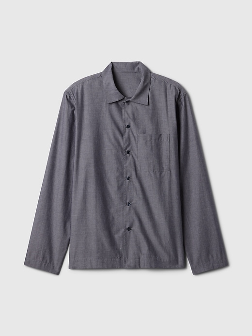 chemise de pyjama grande taille en popeline