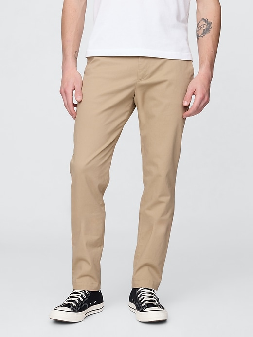 pantalons kaki slim