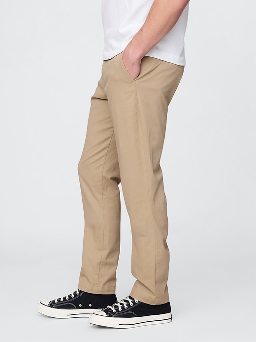 pantalons kaki slim