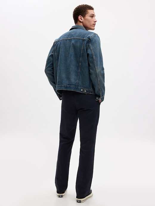 pantalon kaki droit moderne
