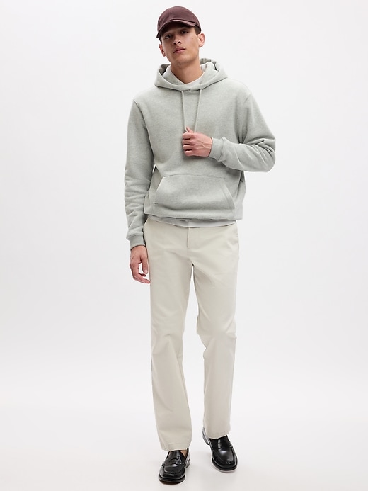 pantalon kaki droit moderne