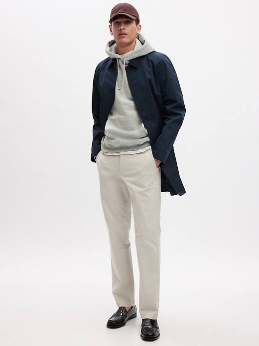 pantalon kaki droit moderne